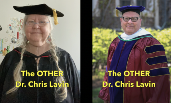 Two Chris Lavins; Two Honorary Doctorates; Two Consecutive Weekends