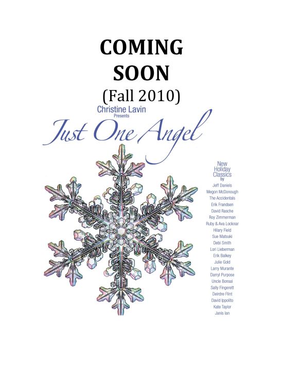 COMING SOON!  22 artists 22 Christmas/Hanukah/Solstice/New Year's Songs -- Jeff Daniels, Janis Ian, Kate Taylor, The Accidentals, Uncle Bonsai, & more!