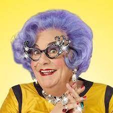 At the end of French Toast Bread Pudding Dame Edna pretends shes my upstairs neighbor whose inner megastar is hungry possum Quick sticks 
