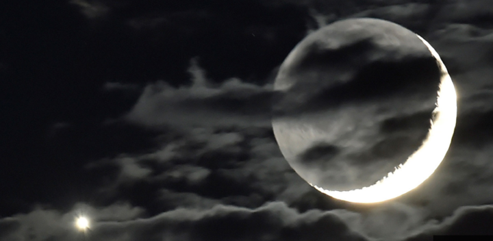 Look up on Thursday Feb 27th to watch Venus kiss the moon. nbspAgain.