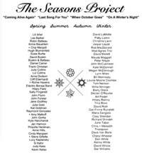 The Seasons Project Spring Summer Autumn Winter list of artists